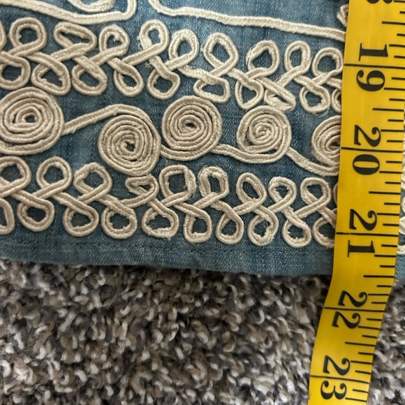 ZARA Woman Premium Denim Collection with V-neck size medium - Picture 10 of 11